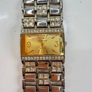 Elgin II EL1000G Quartz Watch – Two-Tone Crystal Bracelet